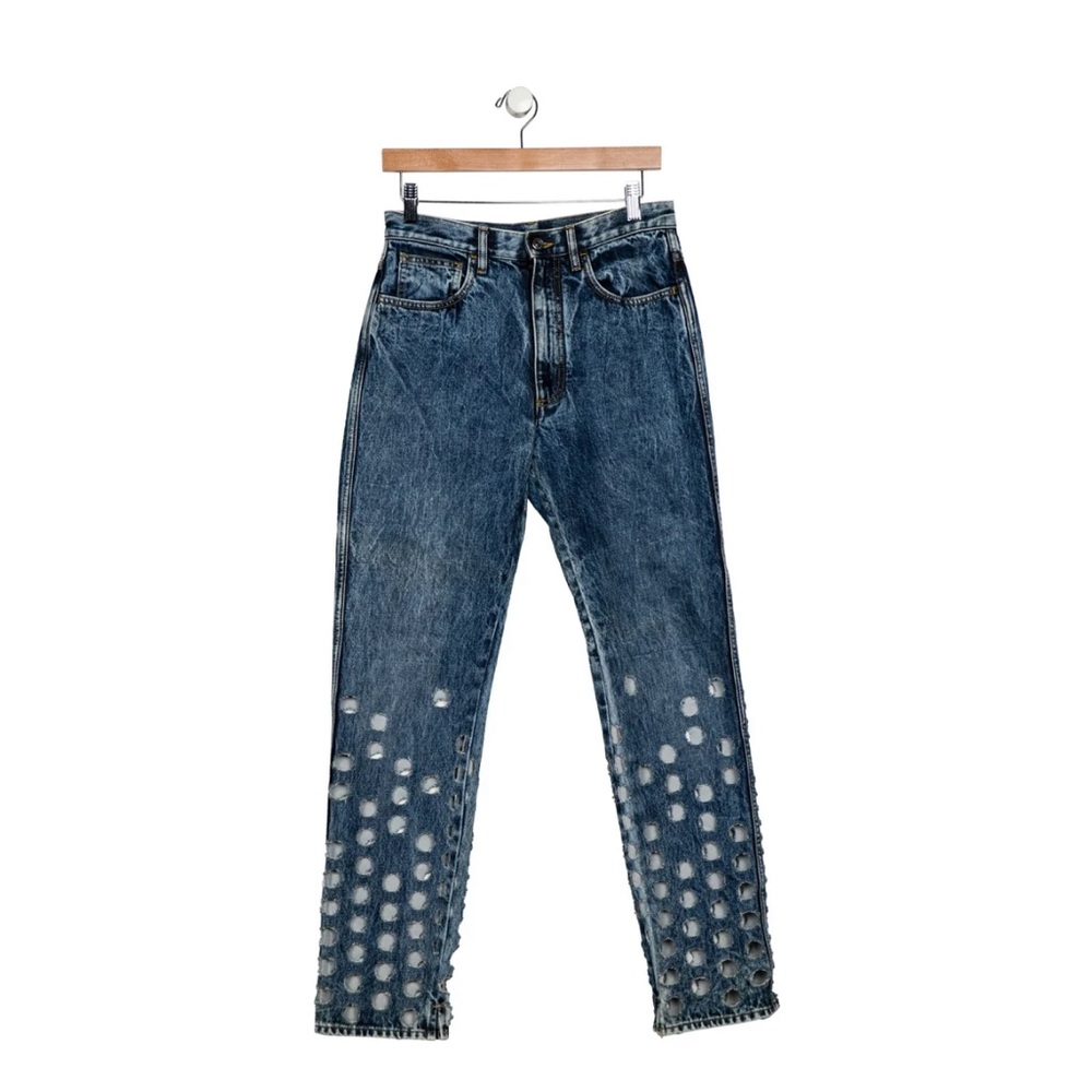 High waisted straight leg Margiela jeans